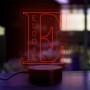 Gepersonaliseerde naamlamp Alfabet letter E