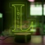 Personalizowana lampka imienna Alfabet litera L