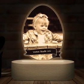 Personalizowana fotolampa wielkanocna